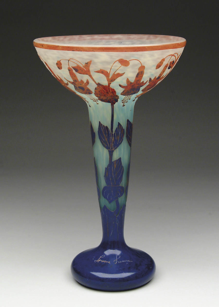 Appraisal: LE VERRE FRENCH CAMEO COUPE Epitomizing the Art Deco era