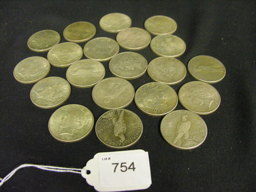 Appraisal: U S SILVER DOLLARS