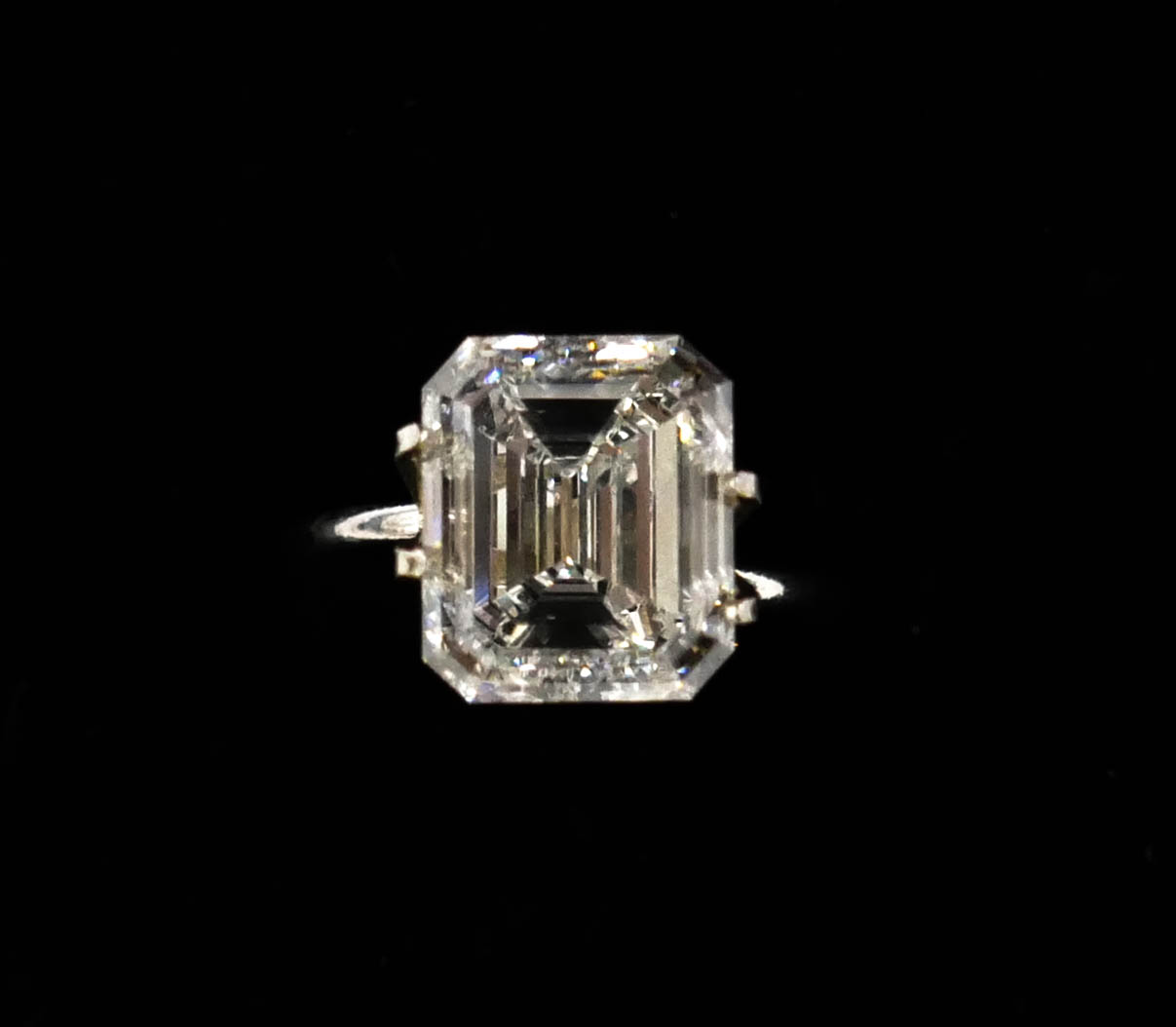 Appraisal: ct Emerald Cut Diamond GIA A large loose stone measuring