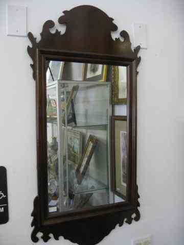 Appraisal: Chippendale Style mahogany Mirror approx '' x '' overall