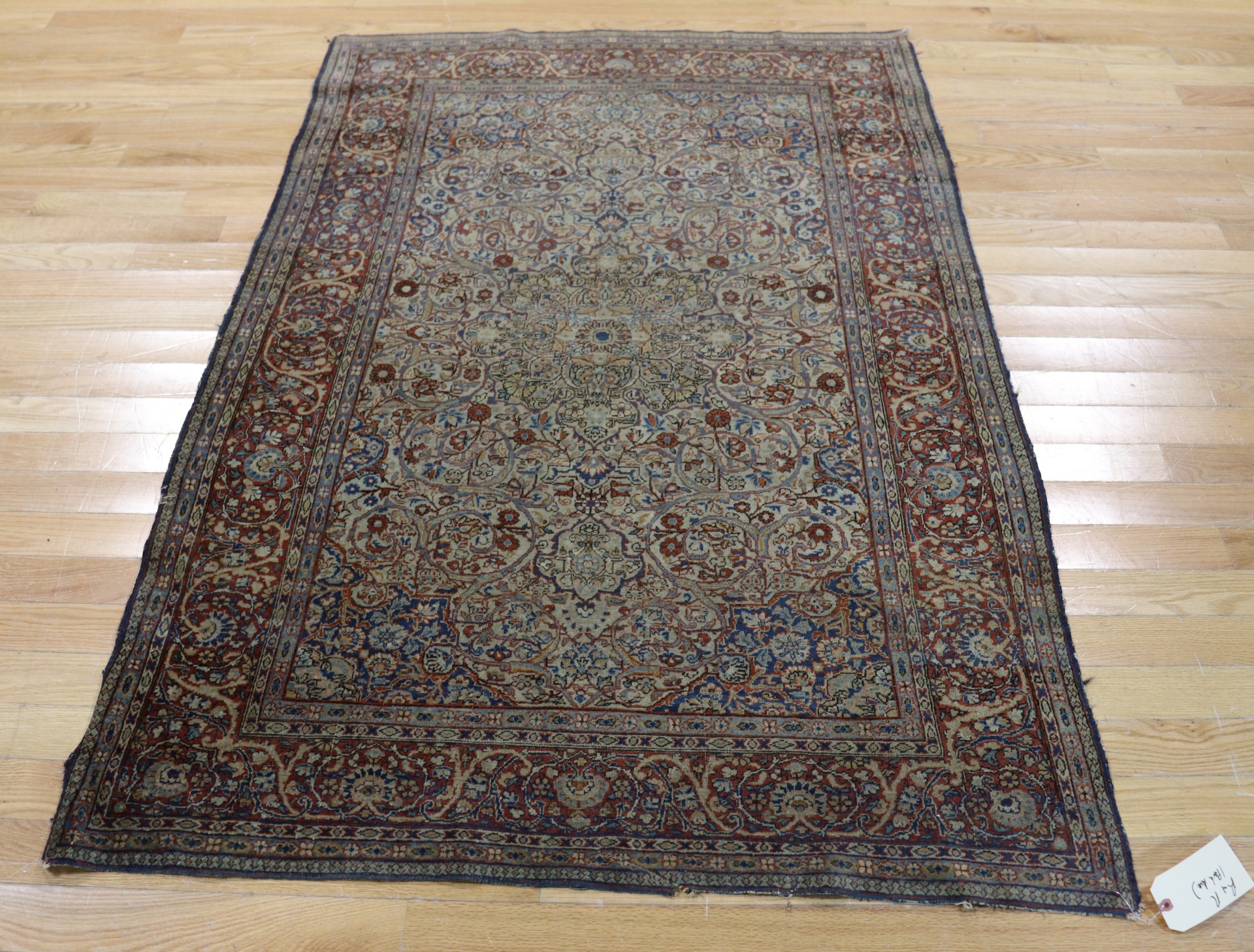 Appraisal: ANTIQUE FINELY HAND WOVEN KERMAN CARPET Very fine and good