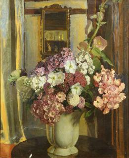 Appraisal: Painting Charles Daniel Ward Charles Daniel Ward British - Still-Life