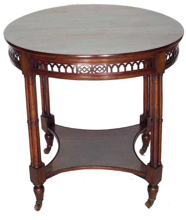 Appraisal: MAHOGANY CENTRE TABLE LATE th EARLY th CENTURY of circular