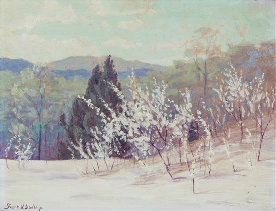 Appraisal: Sale Lot Frank Virgil Dudley American - Spring Landscape oil