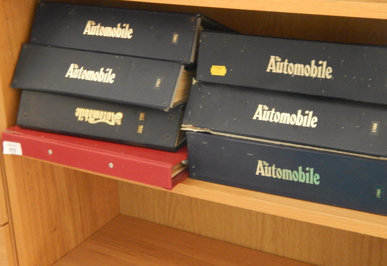 Appraisal: The Automobile Magazine bound editions including s etc