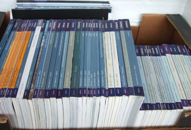 Appraisal: A quantity of Sotheby's auction reference catalogues circa including jewellery