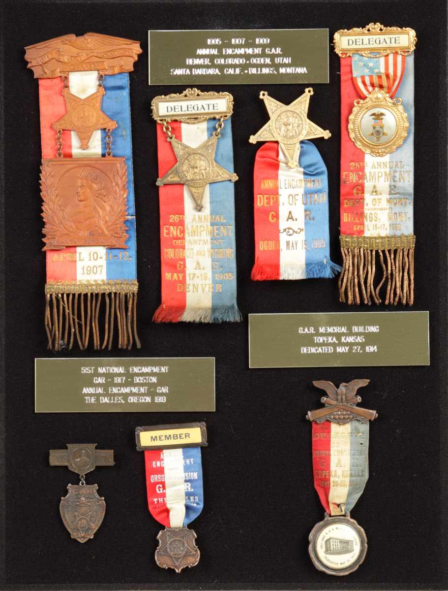 Appraisal: Grand Army of the Republic Medals Badges Annual Encampment -