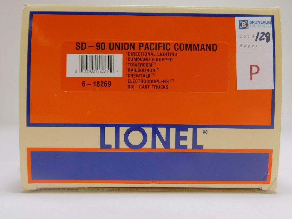 Appraisal: LIONEL SD- UNION PACIFIC COMMAND O GAUGE TRAIN Item no