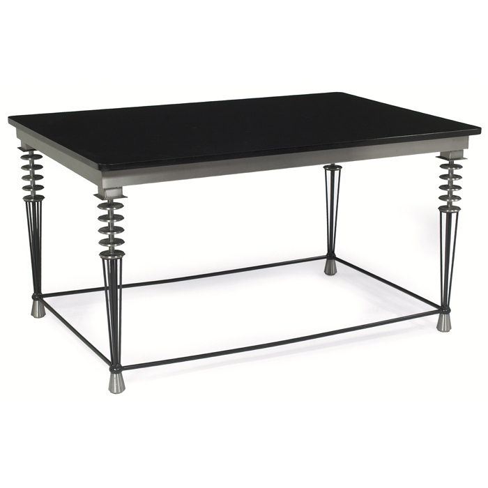 Appraisal: Larry Laslo occasional table black granite top