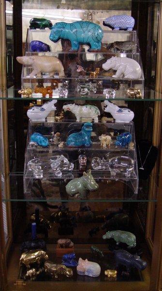 Appraisal: HIPPOPOTAMUS COLLECTION Approximately piece lifetime collection To include a Herend