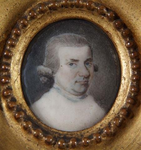 Appraisal: AN TH CENTURY OVAL PORTRAIT MINIATURE of a young man