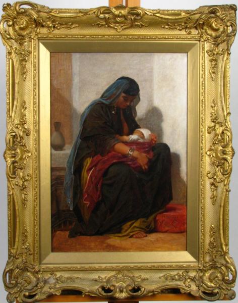 Appraisal: Frederick Goodall UK - x oil on canvas initialed lower