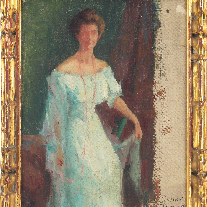 Appraisal: Pauline Lennards Palmer - Portrait of a Woman oil on