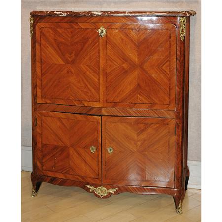 Appraisal: Louis XV Parquetry Secretaire a Abattant Estimate -