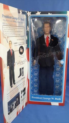 Appraisal: Action Figure President George W Bush Talking action figure which