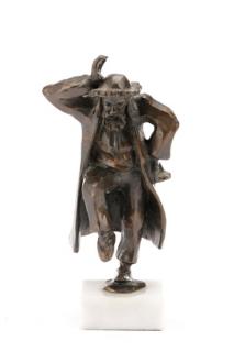 Appraisal: Paul Braslow Hasidic Dancer Bronze Paul Braslow American th century