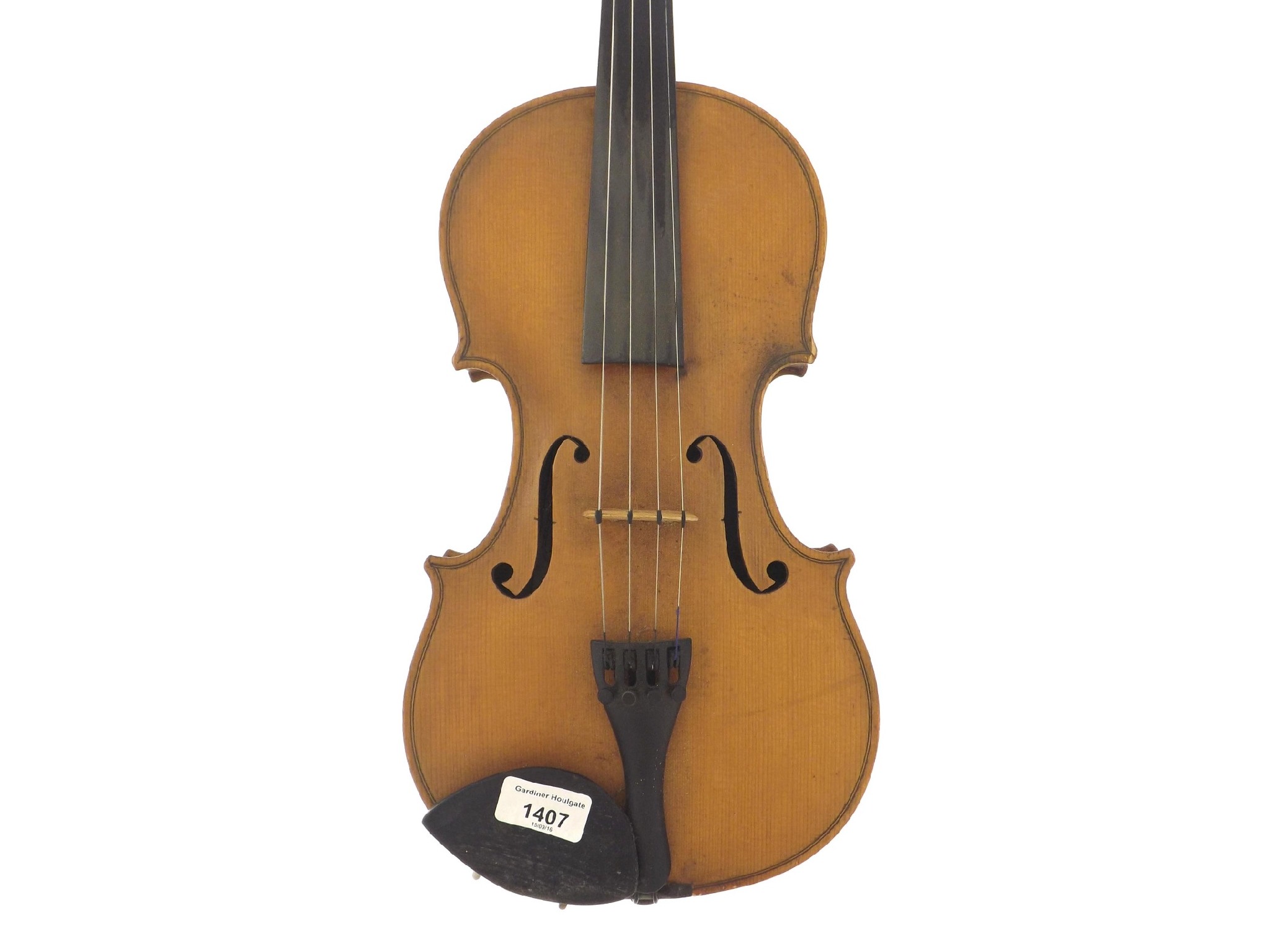 Appraisal: Violin labelled Jean Baptiste Vuillaume cm