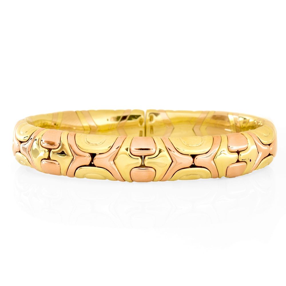 Appraisal: Bulgari Parentesi K Gold Cuff Bracelet Bulgari Parentesi Karat Yellow