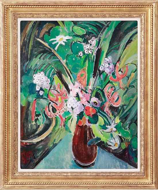 Appraisal: Mildred Bendall attributed to British French - TIGER LILIES AND