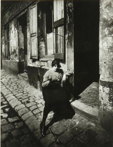 Appraisal: Eugene Atget French - gelatin silver print La Vilette fille