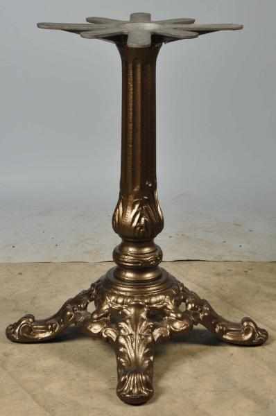 Appraisal: Cast Iron Slot Machine Stand Description Antique finish A beautiful