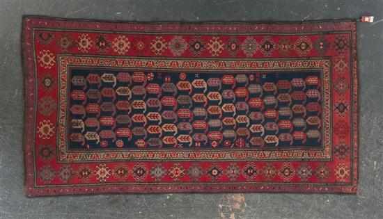 Appraisal: Antique Kazak rug Caucasus circa x Estimate - Slight end