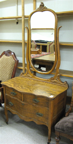 Appraisal: LATE VICTORIAN OAK DRESSER American c the low dresser having