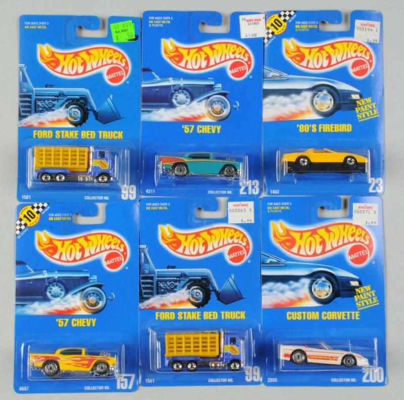 Appraisal: Lot of Mattel Hot Wheels Blue Card Vehicles Description Includes