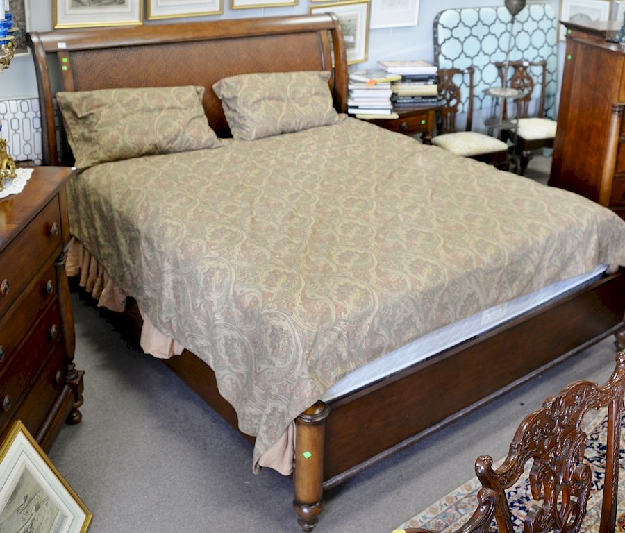 Appraisal: Six piece lot to include a king size bed complete