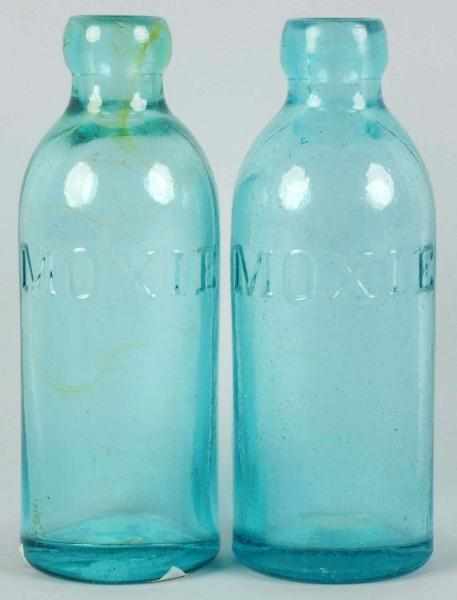 Appraisal: Lot of Moxie Hutchinson Bottles to s Both bottles are