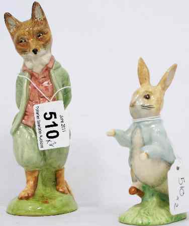 Appraisal: Royal Albert Beatrix Potter Figure Foxy Whiskered Gentleman Large BP