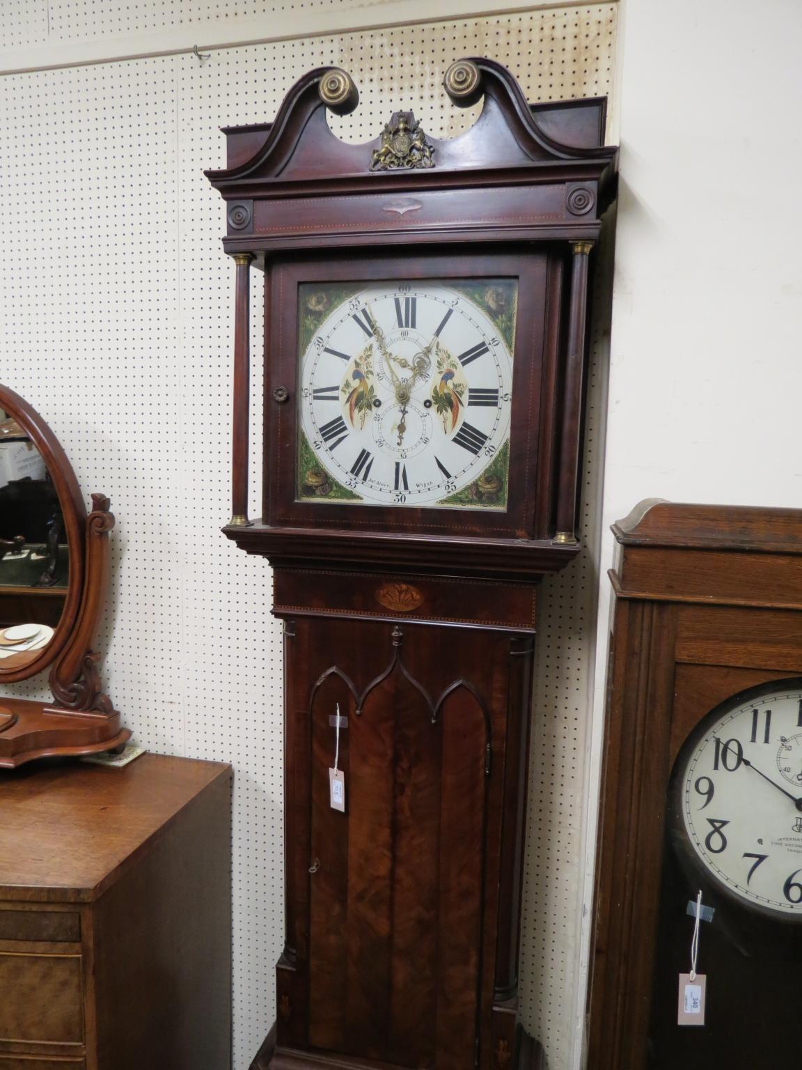 Appraisal: A George III -day longcase clock by Jonathan Alker Wigan