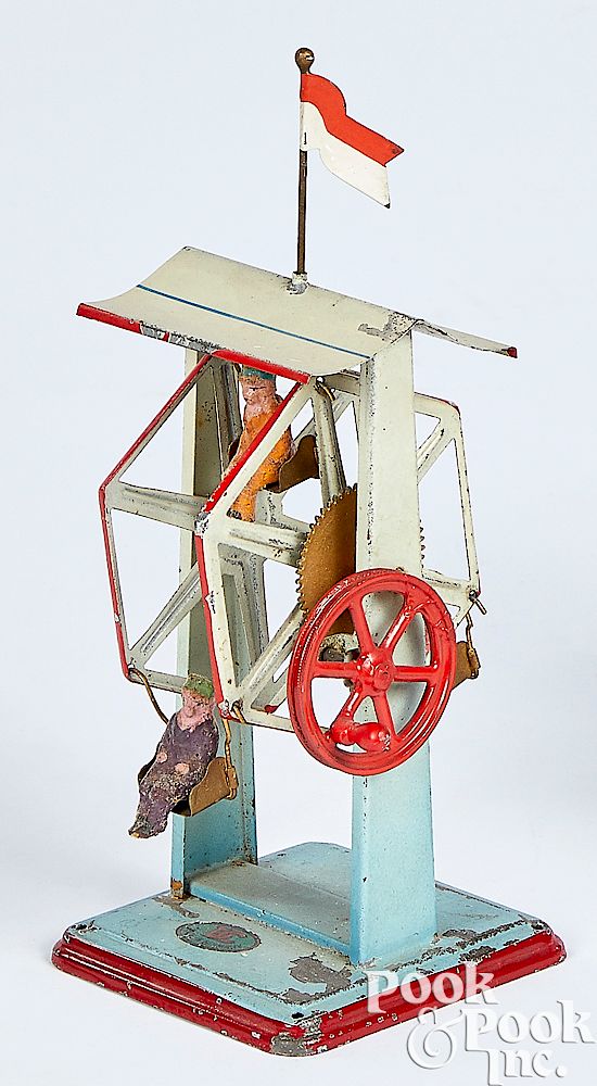 Appraisal: Doll Cie tin Ferris wheel steam toy accessory Doll Cie