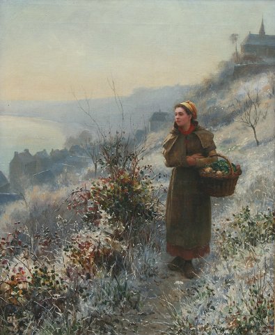 Appraisal: KNIGHT Daniel Ridgway American - ''Early Morning'' depicts a young