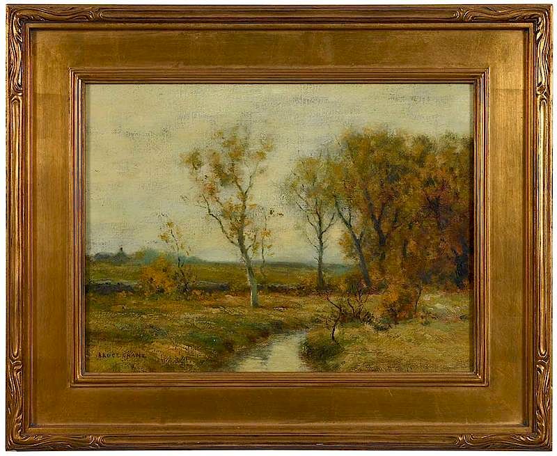 Appraisal: Bruce Crane American - Marsh Scene signed lower left Bruce