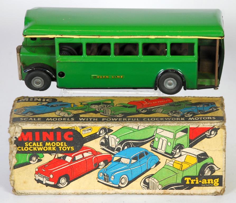 Appraisal: TRIANG MINIC TOYS CIRCA 's 'GREEN LINE' SINGLE DECK BUS