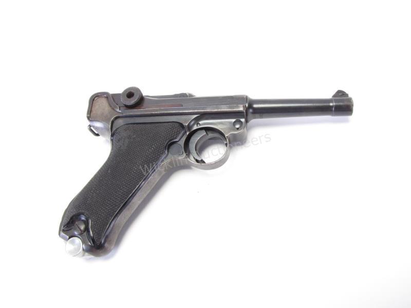 Appraisal: German BYF Code Luger Pistol-Round barrel Chambered in mm stamped