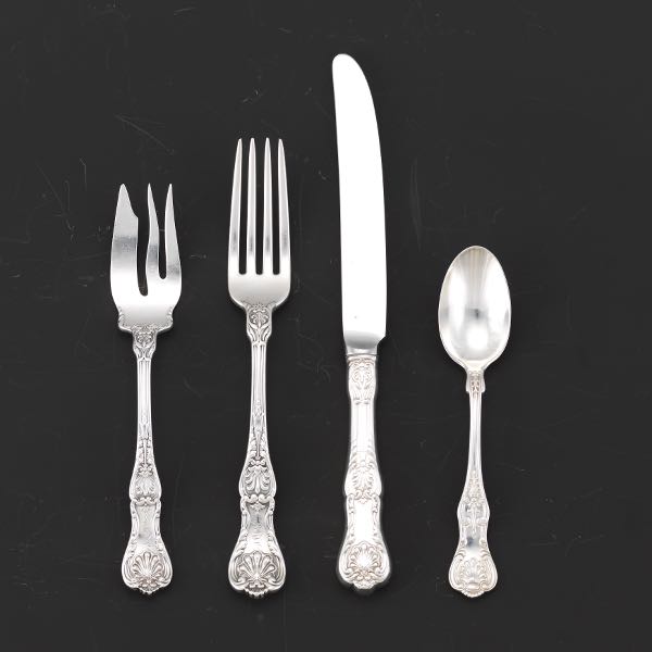 Appraisal: GORHAM AND REED BARTON STERLING SILVER PARTIAL SERVICE FOR SIX