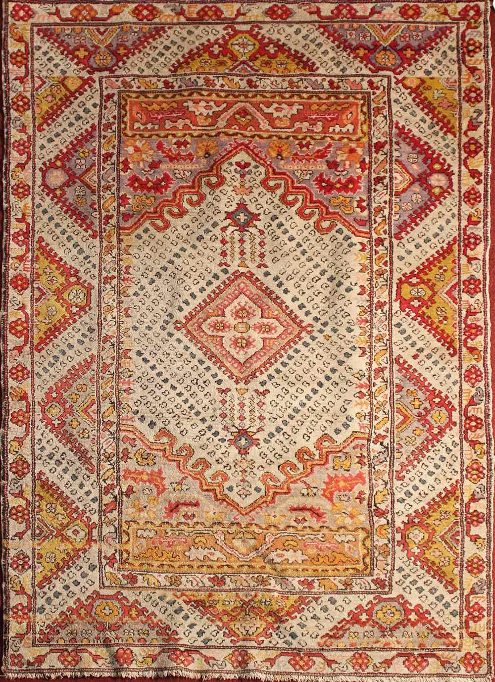 Appraisal: TURKISH RUG approx ' '' x ' '' retail tag