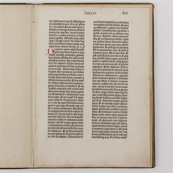 Appraisal: The Gutenberg Bible Leaf - Includes a bibliographical essay by