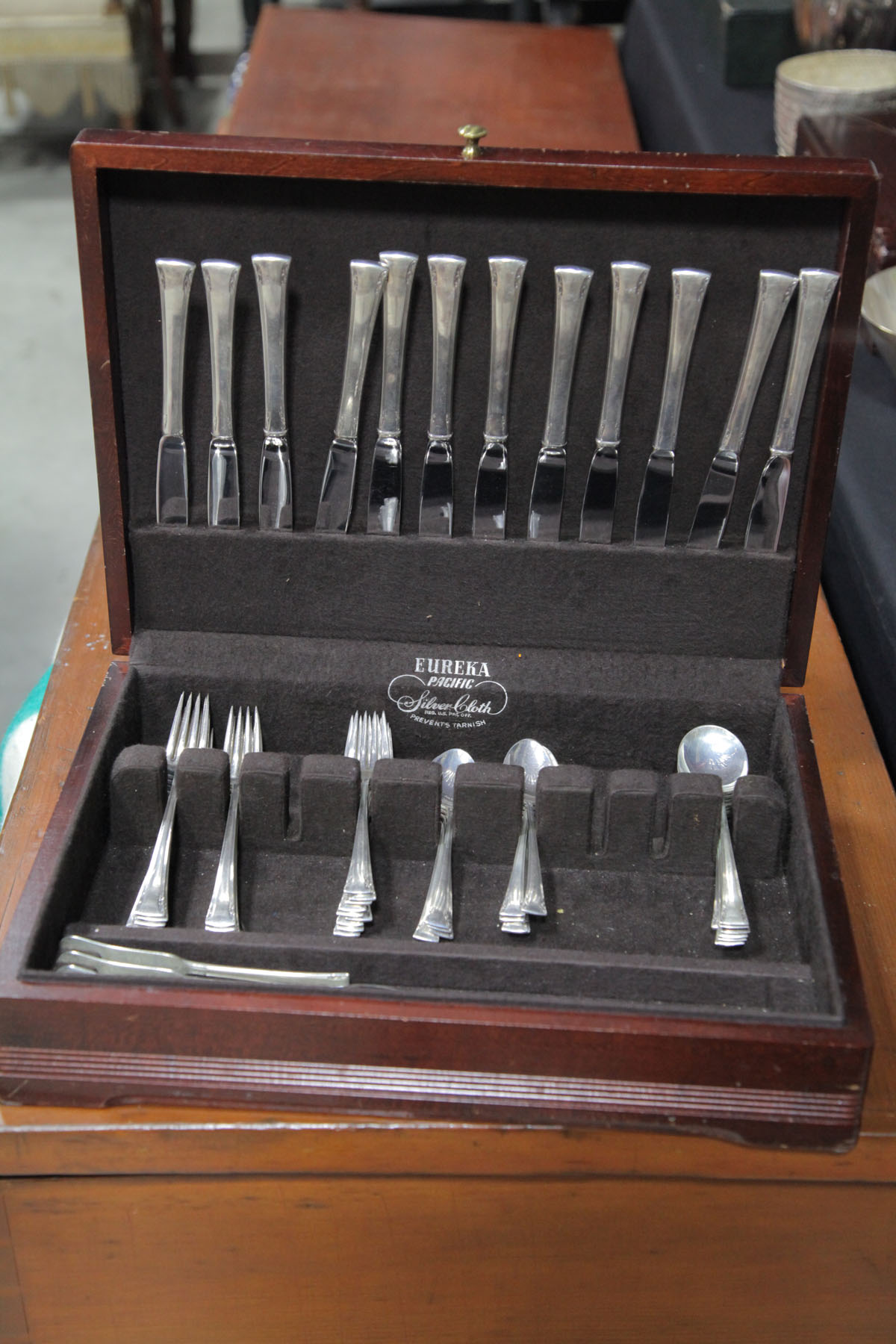 Appraisal: SET OF STERLING SILVER FLATWARE New Jersey th century Serenity