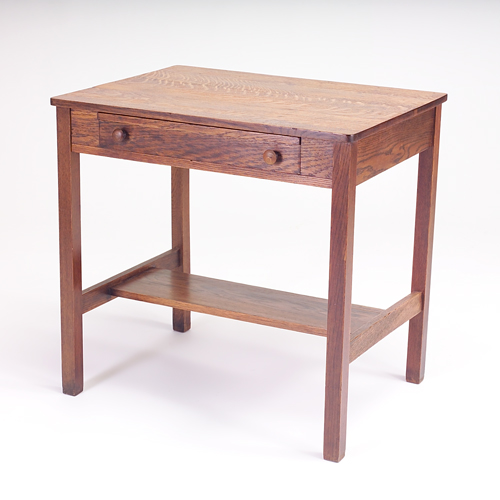 Appraisal: Cadillac postcard desk with single drawer containing a lift top