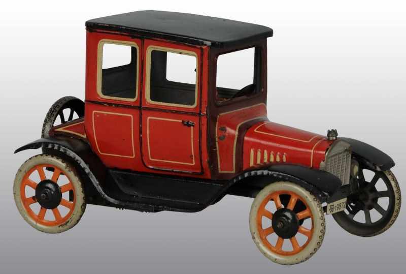 Appraisal: Tin Litho Bing Model T Wind-Up Toy Description German Working