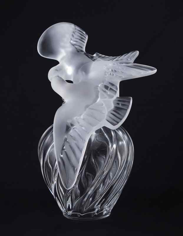 Appraisal: LALIQUE L'AIR DU TEMPS PERFUME FACTICE BOTTLE Lalique for Nina