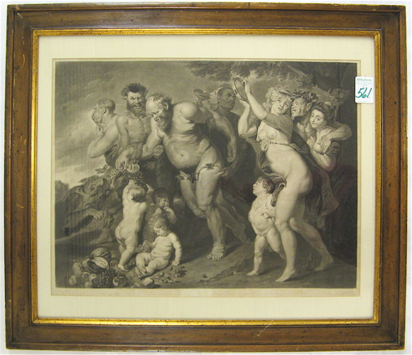 Appraisal: CHARLES HOWARD HODGES ENGRAVING British - a classical work after