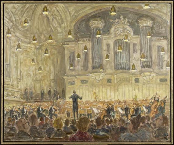 Appraisal: SAUTTER WALTER Zurich - Zumikon Tonhalle Z rich Oil on