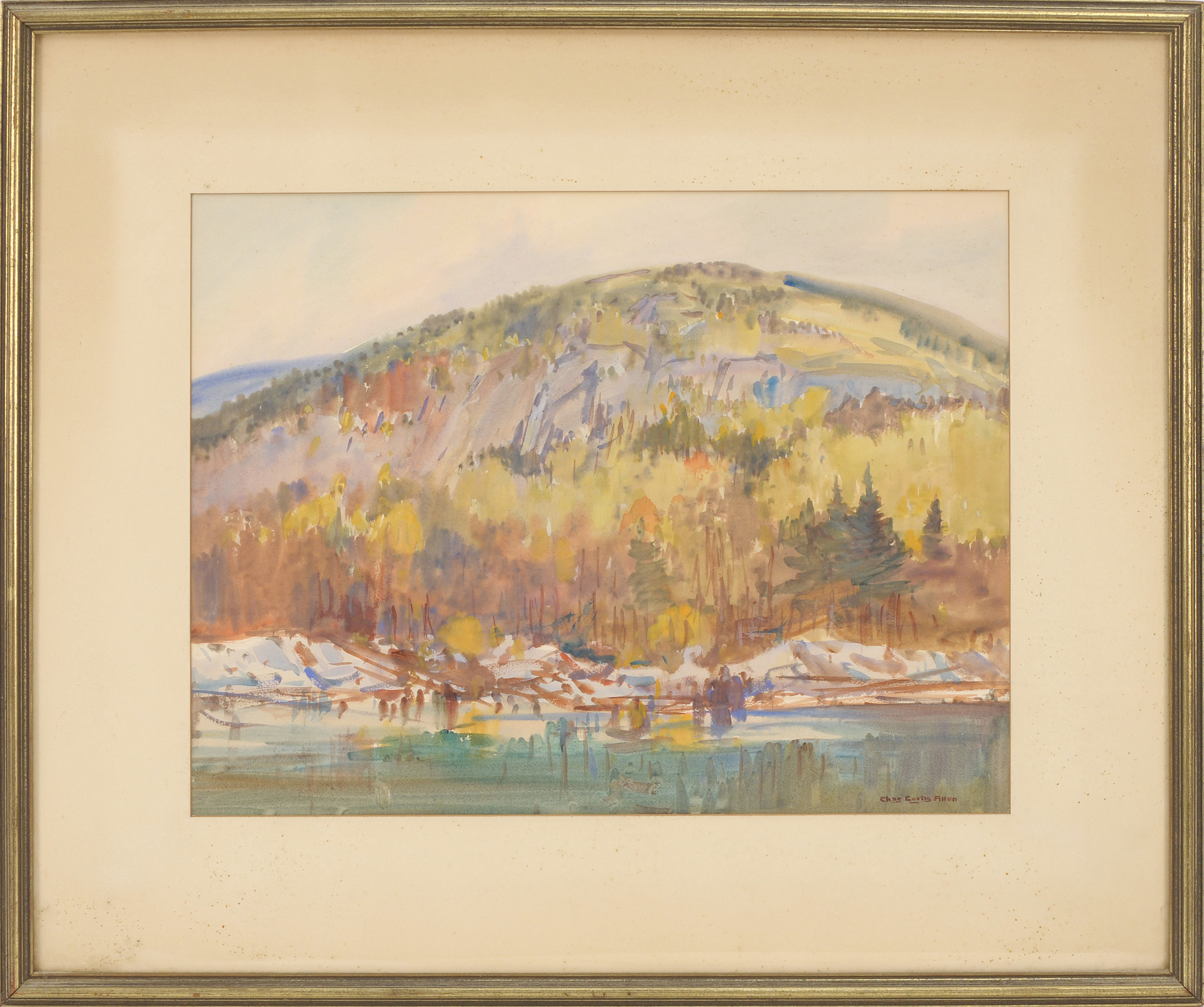 Appraisal: CHARLES CURTIS ALLENAmerican - Mountain Ledge Signed lower right Chas