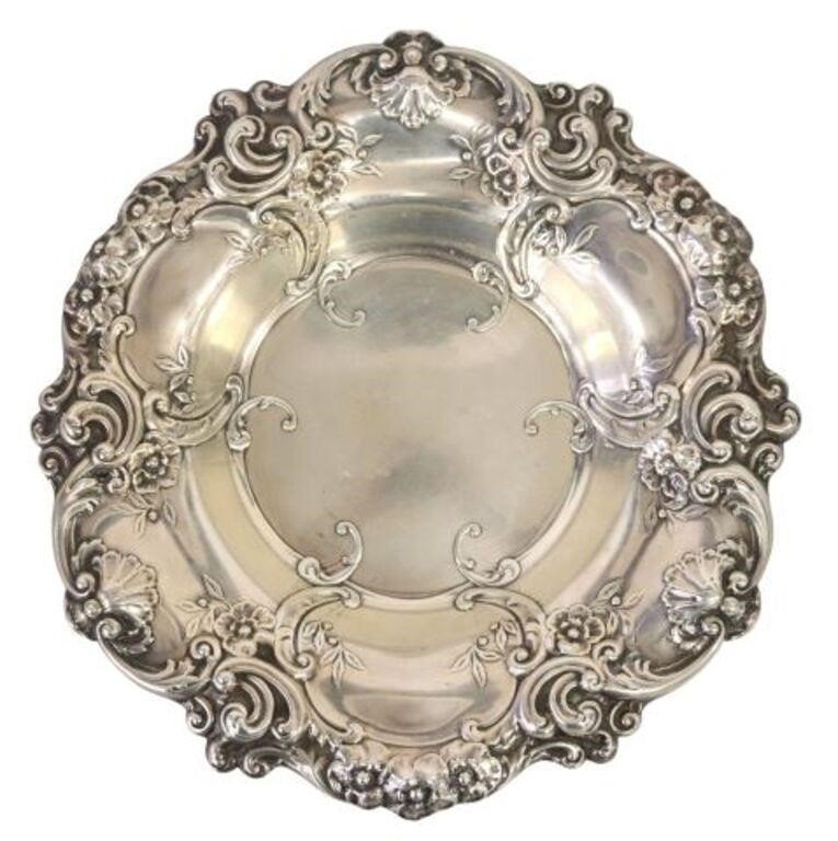 Appraisal: GORHAM STERLING SILVER ROUND VEGETABLE BOWLAmerican sterling silver round vegetable