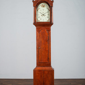 Appraisal: A Rare Chippendale Walnut Tall Case Clock Attributed to Jacob