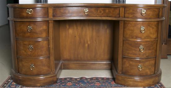 Appraisal: An American Reniform Pedestal Desk Drexel Height x width x